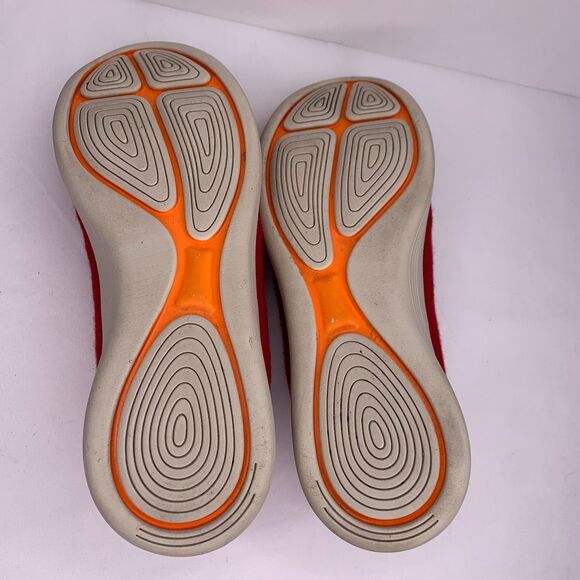 Woolloomooloo Sneakers Tennis Shoes Belmont Merino Wool‎ Red Fits sizes 9.5-10 - Picture 6 of 11